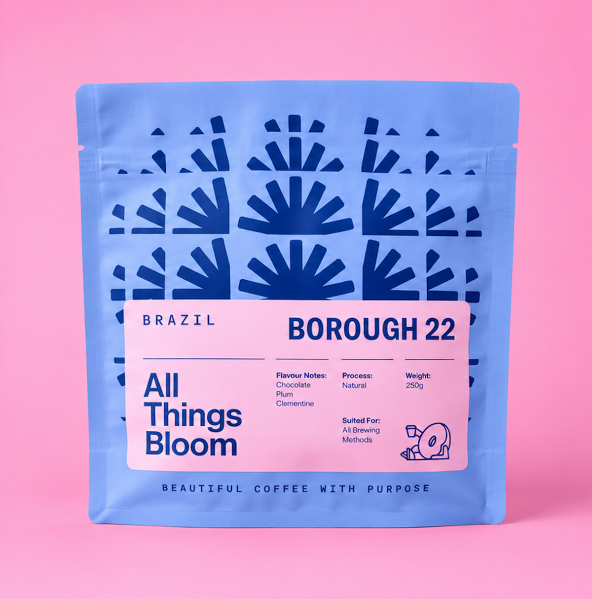 Bag of B22 Brazilian whole bean coffee