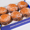 Gluten-free, vegan chocolate-filled doughnuts